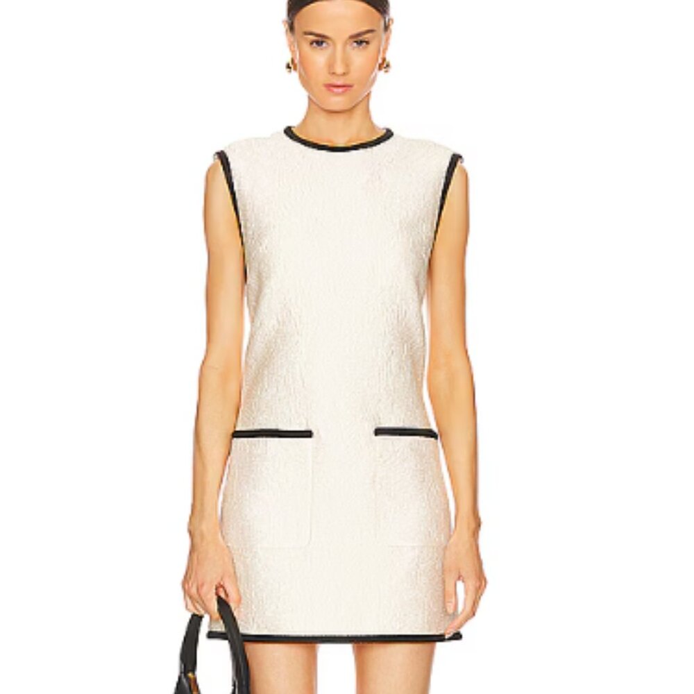 Veronica Beard Ravena Dress (Color: Ecru / Size: US 6) NWT